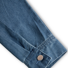 Women's casual loose retro denim jumpsuit with long sleeves, hood, pockets, and zipper front, stylish pants by My Store.