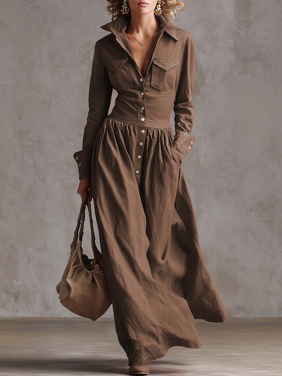 Red linen maxi dress from My Store featuring a casual, flowing design with sleeveless style and ankle-length fit.