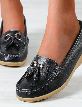 Women's orthopedic loafers by My Store with non-slip waterproof soles, featuring a comfortable, supportive design for everyday wear.