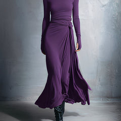 Flowy summer maxi dress for women with wrap design, lightweight fabric, and vibrant colors, perfect for warm weather.