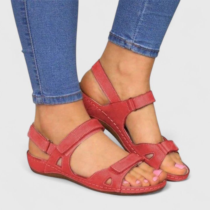 Tammy Bradley open-toe ankle-strap sandals for women with stylish design and block heels, perfect for warm weather wear.