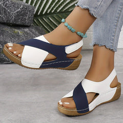 Comfortable women's orthopedic sandals with adjustable straps and cushioned soles, ideal for supportive everyday wear.