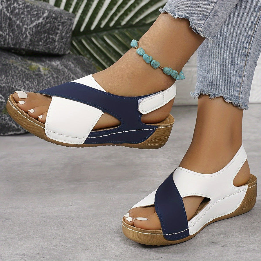 Comfortable women's orthopedic sandals with adjustable straps and cushioned soles, ideal for supportive everyday wear.