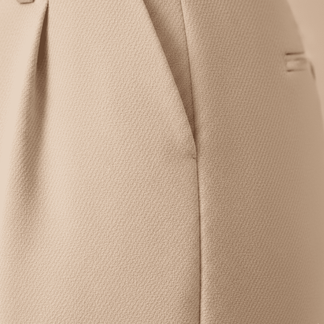 Women's tailored high-waist wide-leg trousers by Tammy Bradley, featuring a sleek fit and modern style, shown on a white background.