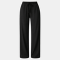 Women's wide-leg drawstring lounge trousers by Tammy Bradley, featuring comfortable relaxed fit and casual style.