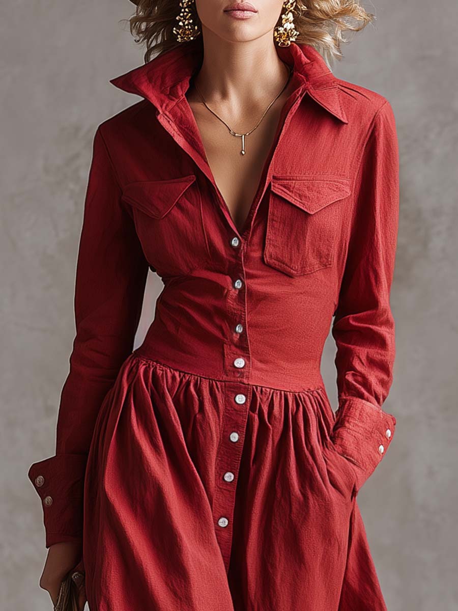 Red linen maxi dress by My Store featuring a flowing casual design and sleeveless style, perfect for warm weather.