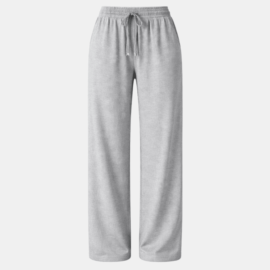 Women's wide-leg drawstring lounge trousers by Tammy Bradley, relaxed fit with comfortable waistband and casual style.