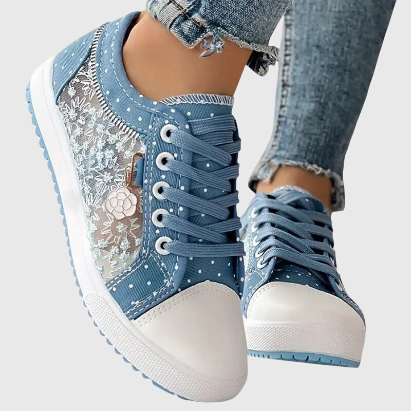 Breathable cushioned orthopedic women's sneakers from My Store, designed for comfort and support with a stylish athletic look.
