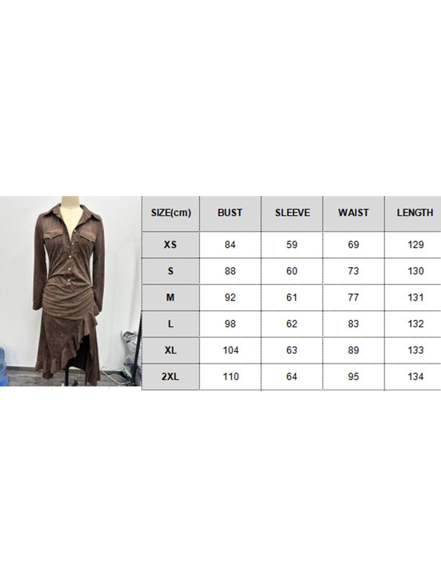 White slim-fit zippered long dress with stand-up collar and slit, stylish women's dress by My Store.