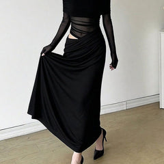 Elegant French-style slim-fit white dress from My Store, showcasing a tailored design with a sleek silhouette on a model.