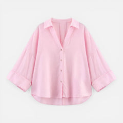 Lightweight women's summer blouse from My Store featuring a loose fit, ideal for vacation and casual wear.