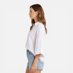 Lightweight women's summer blouse from My Store, loose fit vacation shirt in breathable fabric, perfect for warm weather.