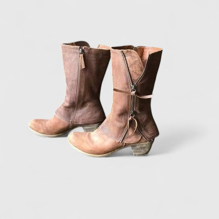 Women's orthopedic boots with classic arch support, featuring sturdy design and comfortable sole for everyday wear.
