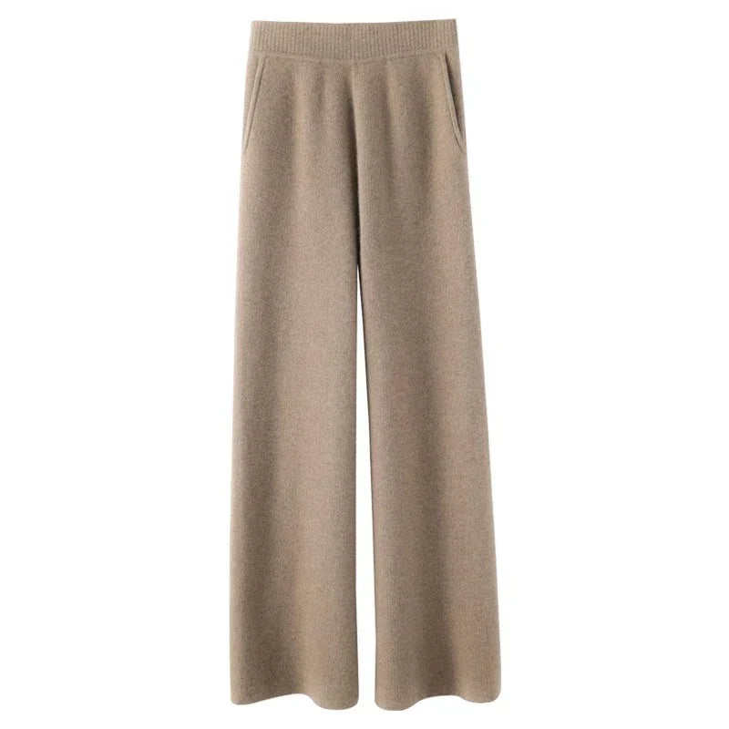 Women's loose pull-on jogger pants by My Store, showcasing comfortable, relaxed-fit casual pants with an elastic waistband.