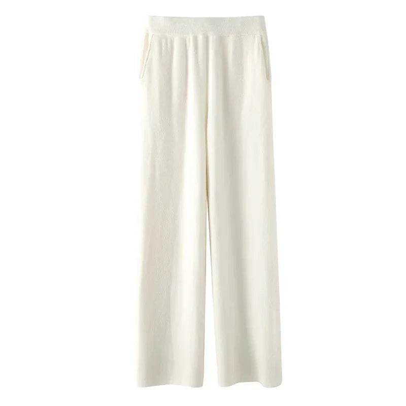 Women’s loose pull-on jogger pants in soft fabric, featuring relaxed fit and elastic waistband, by My Store.