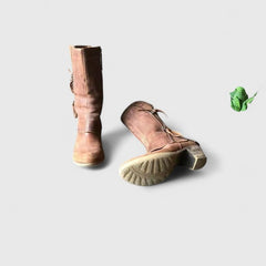 Women's orthopedic boots with classic arch support, featuring a sturdy design and comfortable fit for everyday wear.