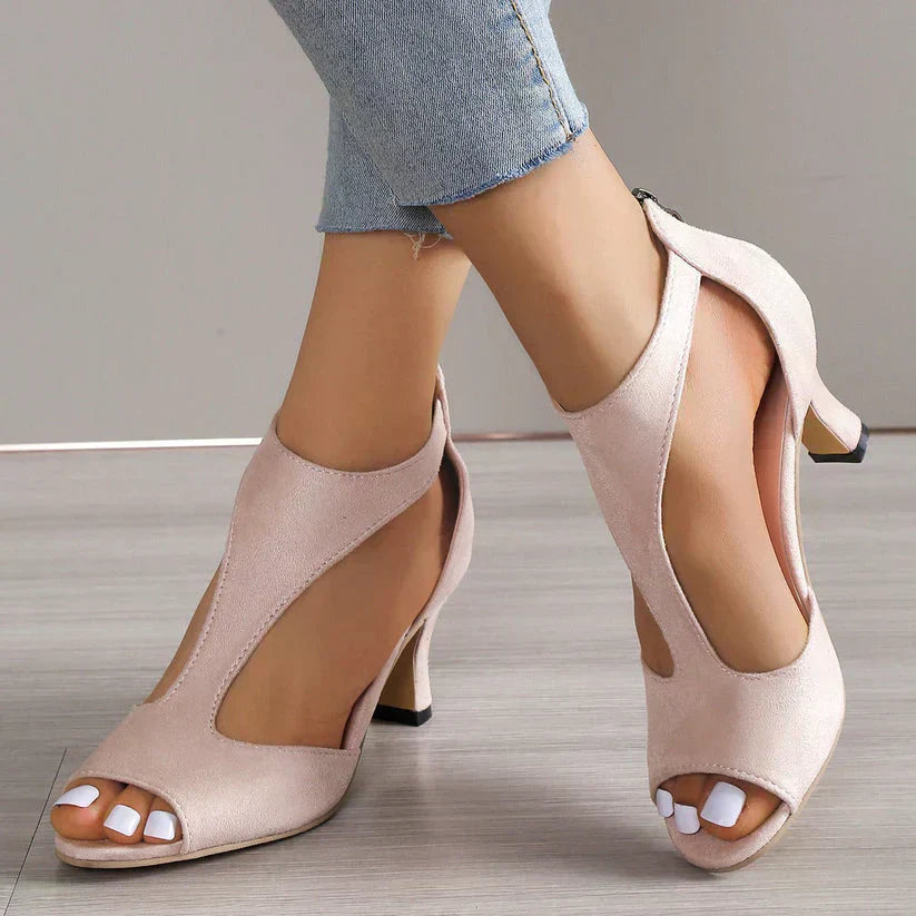 Women's orthopedic sandals with low heels and non-slip soles, stylish and supportive footwear by My Store.