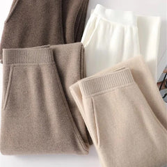 Women’s loose pull-on jogger pants featuring a relaxed fit, made by My Store, shown in a comfortable, casual style.