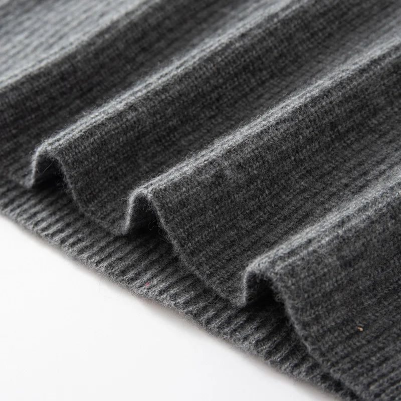 Ribbed Cashmere Vest Women V-Neck Sleeveless Knit