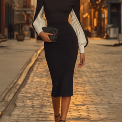 White midi dress for women featuring a flowy fabric and sleeveless design, perfect for casual or semi-formal occasions.