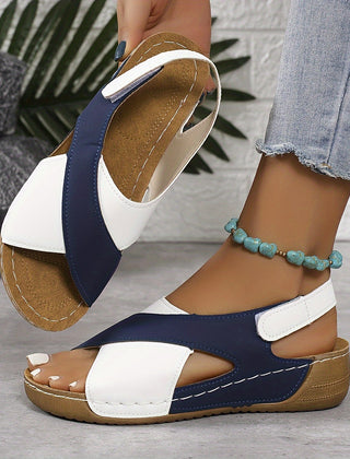 Comfortable women's orthopedic sandals with adjustable straps and cushioned soles, ideal for everyday wear and foot support.