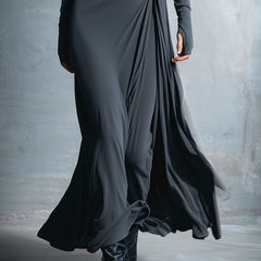 Flowy women's summer maxi dress with wrap style, featuring lightweight fabric and a flattering silhouette, perfect for warm weather.