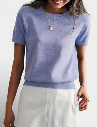 Women's wool blend knit top from My Store, featuring a comfortable, classic fit and stylish design.