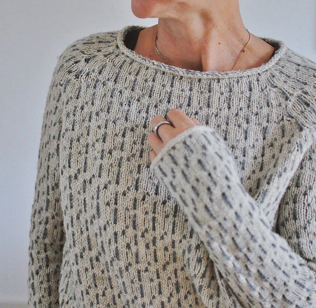 Textured Knit Sweater Women Relaxed Fit Casual