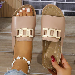 Orthopedic women's wedge heeled sandals with supportive straps and cushioned soles, designed for comfort and style.