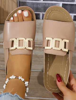 Orthopedic women's wedge heeled sandals with supportive straps and cushioned soles, designed for comfort and style.